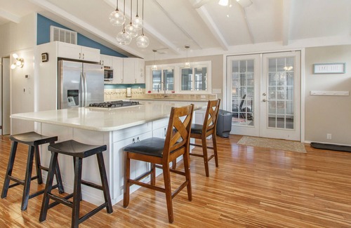 Grand Beach House | Family-Friendly Home with Fast WiFi, Hot Tub, Firepit, Grill, & Enclosed Yard
