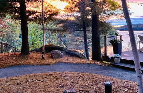 Windermere Cottage | Family Friendly Private Beach with Water Toys + Hot Tub with Stunning Lake Views