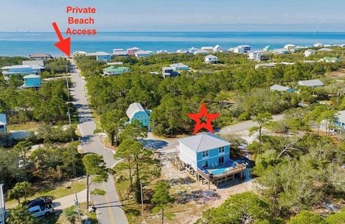Surf Side Shores House | Family Getaway | Private Beach + Pool Fun