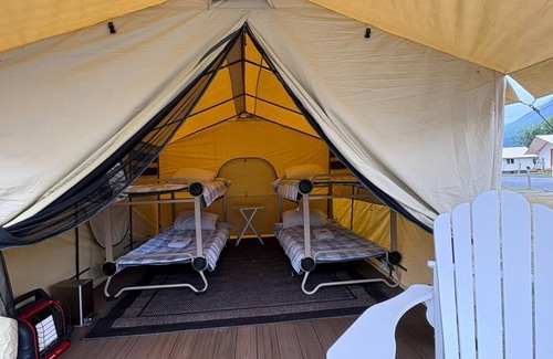 Seward RV Rental | Family Glamping Tent