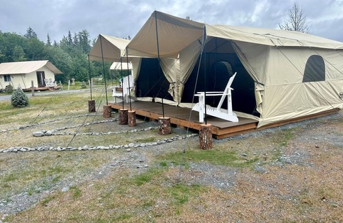 Seward RV Rental | Family Glamping Tent