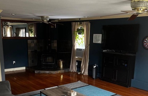 Nashua House | Family home w firepit & propane table near booming downtown, skiing, & hiking.