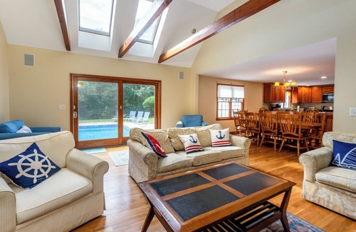 Dennis Port House | Family Reunion Home with Heated Salt Water Swimming Pool and Central A/C