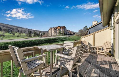 Ellicottville House | Family Townhome Steps to Holiday Valley Scenic Views & Patio