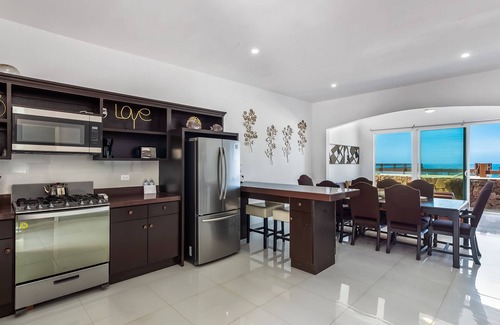 La Paloma House | Fantastic dog-friendly home with heated pool, hot tub, partial ocean view, patio