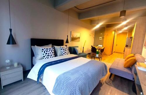 Usaquen Apartment | Fantastic Industrial Style Studio Apartment with Panoramic View