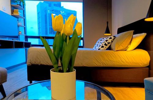 Usaquen Apartment | Fantastic Industrial Style Studio Apartment with Panoramic View