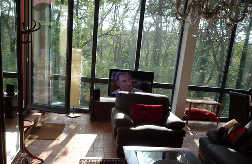 Ahlbeck Villa | fantastic Studio-living room, huge southern terrace, in historical villa