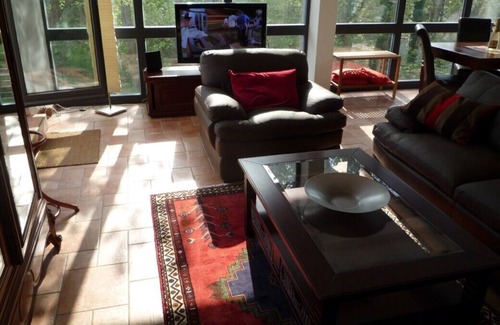 Ahlbeck Villa | fantastic Studio-living room, huge southern terrace, in historical villa