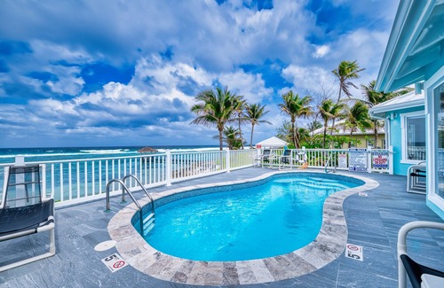 North Side House | Far Tortuga: 20 Adults Single Level Beach Villa w/Heated Pool and Private Dock