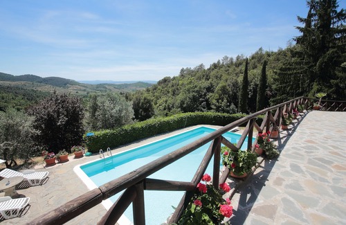 Pieve di Chio House | Farmhouse in the hills with panoramic view and swimming pool