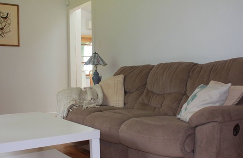Riverhead House | Farmhouse near beach, with large pool, farm animals
