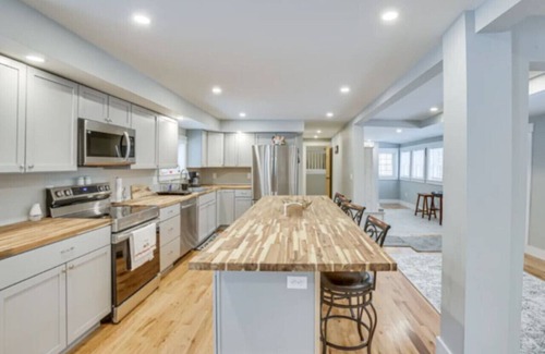 Bridgton House | Farmhouse retreat Bridgton Maine