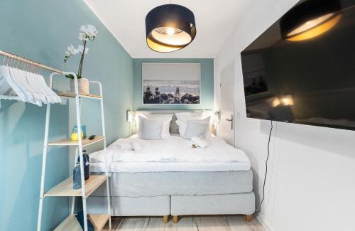 Ruhrort Apartment | Federnest - Superior-2-Zimmer-Wohnung - Kingsize Boxspringbett - Home-Office mit Monitor - 11 Min Hbf