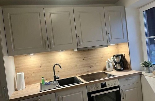 Neue Tiefe Apartment | Fehmarn room with lake view