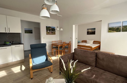 Thiessow Apartment | Ferienappartement mit Terrasse Ankerplatz - Kajüte Jonas
