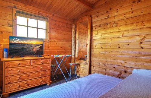 Zinnowitz Ski Chalet | Ferienholzhaus Sternchen mit Terrasse