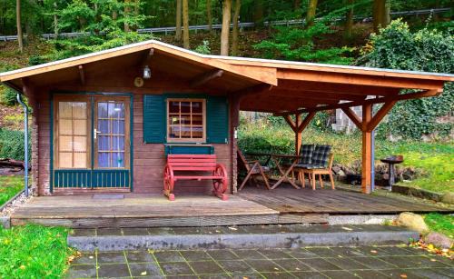 Heringsdorf Ski Chalet | Ferienholzhaus Strandbude mit Terrasse