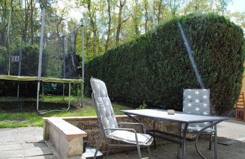 Ostseebad Baabe Apartment | Ferienhus Baabe FeWo 01 Terrasse, Sauna- und Schwimmbadnutzung im AHOI Sellin