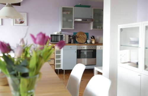 Wormshoft Condo | Ferienwohng. with traumh. Schleiblick in histor. Mill tower, btw. Baltic u. Schleinufer