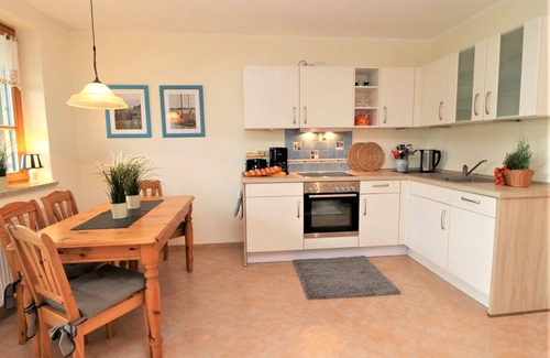 Wieck auf dem Darss Apartment | Ferienwohnung mit Terrasse Direkt am Bodden