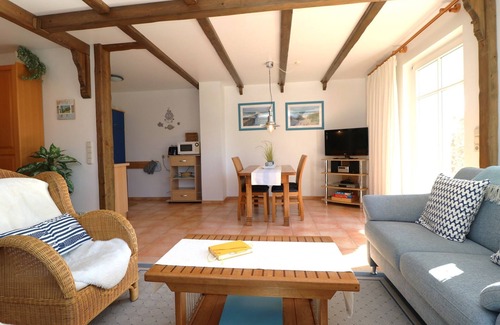 Wieck auf dem Darss Apartment | Ferienwohnung mit Terrasse in Boddennähe