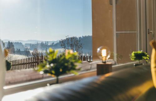 Wangen im Allgaeu Apartment | Ferienwohnung Alpenblick I Kamin I private Sauna