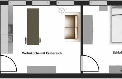 Wellsee Apartment | Ferienwohnung/app. für 2 Gäste mit 32m² in Kiel