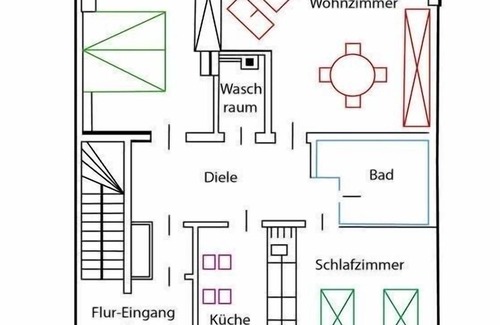 Wulfen Apartment | Ferienwohnung/app. für 4 Gäste mit 75m² in Wulfen