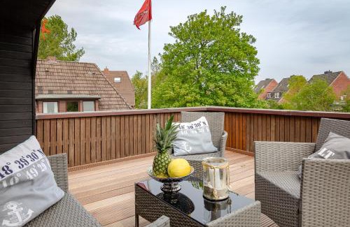 Tinnum Apartment | Ferienwohnung Ben mit exklusiver Dachterrasse