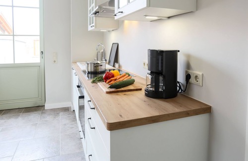 Oberhavel Apartment | Ferienwohnung Gransee mit Terrasse im EG - Storchenhof Blumenow