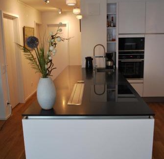 Eckernfoerde Apartment | Ferienwohnung "Hafenmöwe", Quartier Hafenspitze, Blickrichtung Hafen