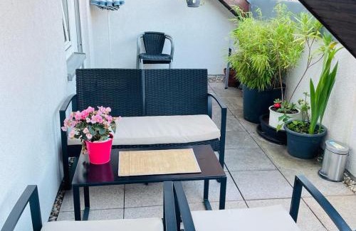 Mainz-Bingen Apartment | Ferienwohnung in Binger Stadtmitte mit Balkon
