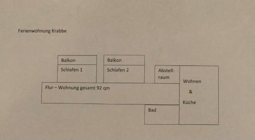 Center Apartment | Ferienwohnung Krabbe
