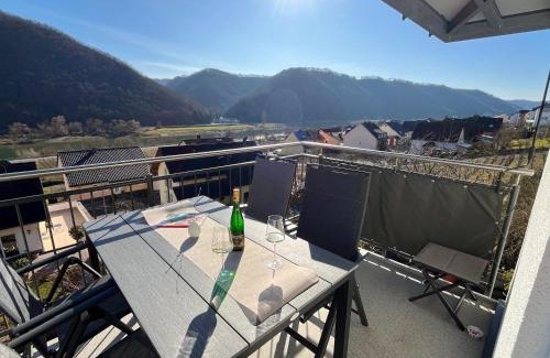 Muden Apartment | Ferienwohnung Moseltraum, 1-6 Pers, mit 3 Schlafzimmer und Panoramabalkon