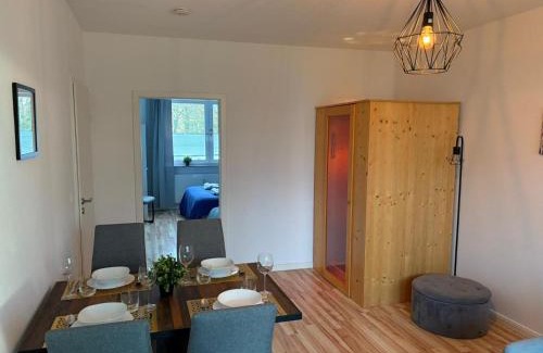 Sudstadt Apartment | Ferienwohnung NORDLICHT mit Balkon und Smart-TV
