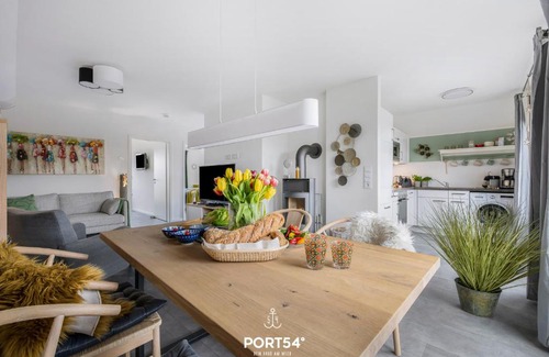 Busum Apartment | Ferienwohnung Nordseeresort 11b Möwenkoje