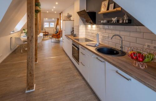 Region Hannover District Apartment | Ferienwohnungen Dornbusch mit Meerblick, inklusive Parkplatz, mitten im Zentrum