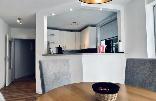 Nordhorn Apartment | FeWo Euregio II Terrasse & Klinik-Nähe