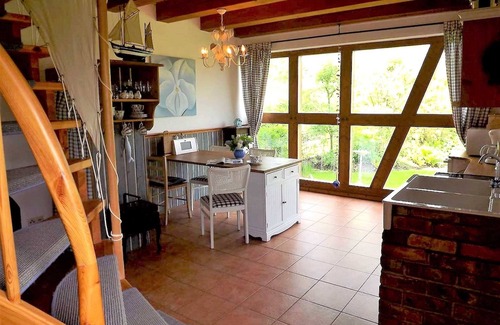 Thesenvitz Apartment | Fewo garden side starboard with infrared sauna - villa apartments - in the middle of complaints