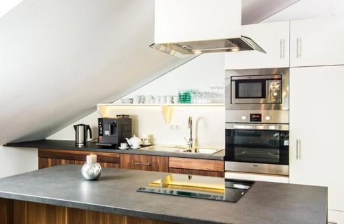 Freyung Apartment | FeWo Green | 5-Sterne Ferienwohnung mit Dachterrasse und gehobener Ausstattung