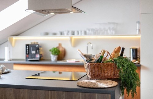 Freyung Apartment | FeWo Green | 5-Sterne Ferienwohnung mit Dachterrasse und gehobener Ausstattung