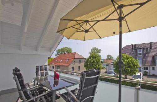 Breege Apartment | FeWo Helligdom FeWo 04 - Balkon, Meerblick