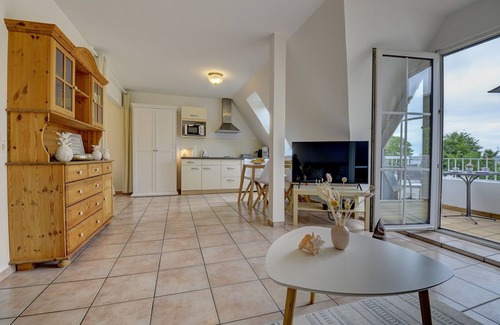 Wassersleben Apartment | fewo1846 - Beachside (App. 650)/Studio apartment with balcony on the 2nd floor