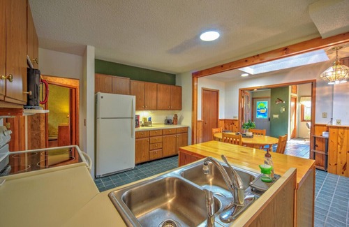 Webster House | Fir Street Retreat: Cozy Family Haven Steps from Main Street Webster, WI