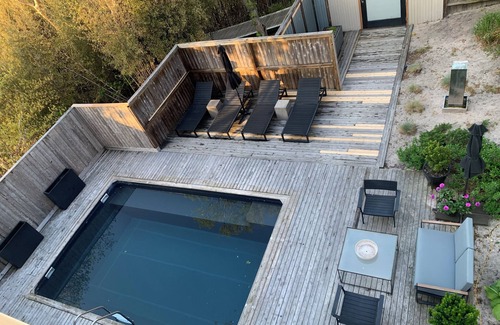 Fire Island Pines House | Fire Island Pines Oasis w/4 King Bdrms, Heated Pool, Hot Tub, Ocean & Bay Views