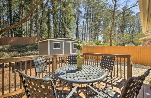 Collier Heights House | Fire Pit and Deck Atlanta Home about 8 Mi to Dwtn!