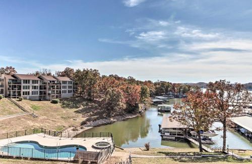 Lake Ozark Apartment | Fireplace and Grill Bright Lake Ozark Condo!