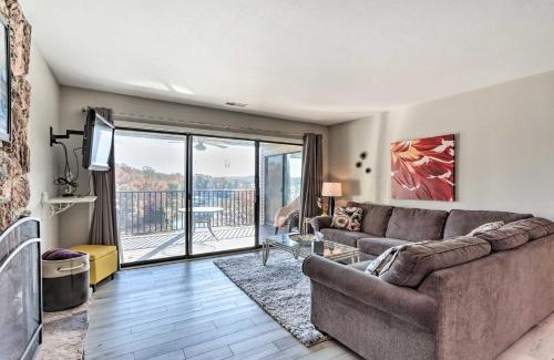 Lake Ozark Apartment | Fireplace and Grill Bright Lake Ozark Condo!