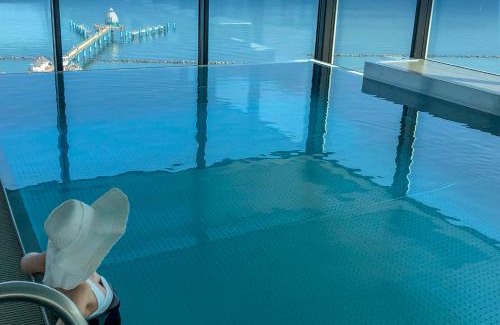 Sellin Apartment | FIRST im FIRST Sellin, Penthouse Meerselig mit Ostseeblick und Dachterrasse